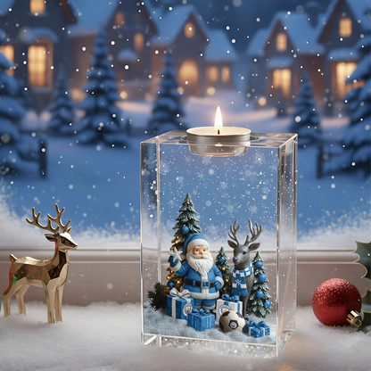 MCI x EPL Personalized Christmas Crystal Candle Holder DatND DVT