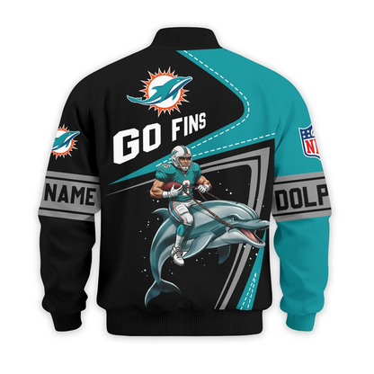 MD Premium NFL Game Day 3D Bomber Jacket DDT NTL