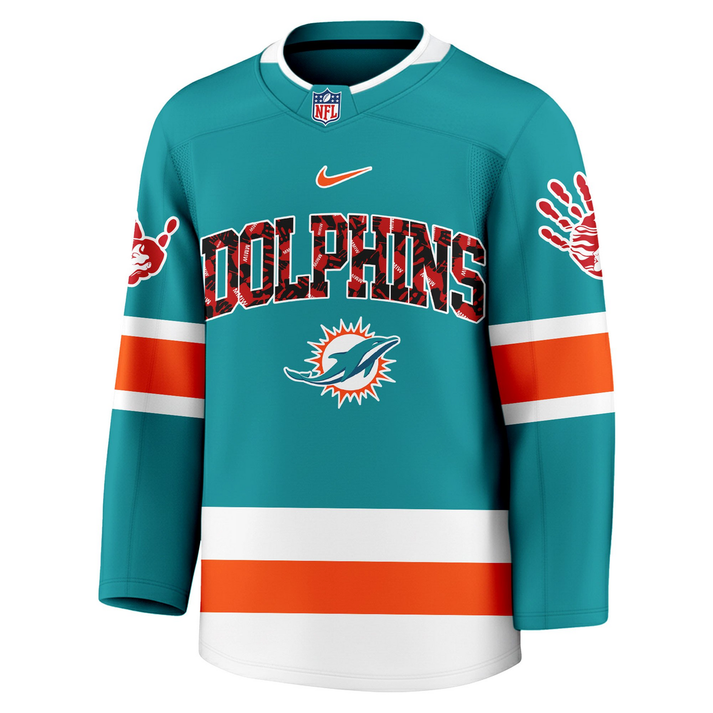 MD Premium NFL MMIW Awareness Long Jersey DDT 101125 NTL