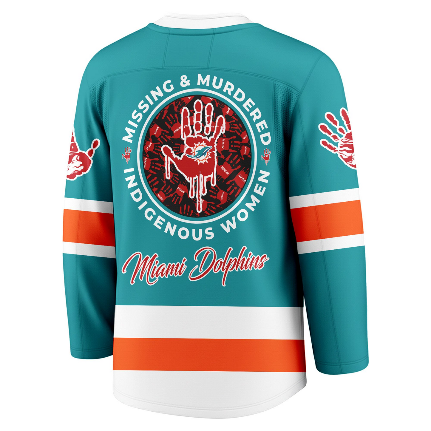 MD Premium NFL MMIW Awareness Long Jersey DDT 101125 NTL