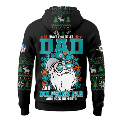 MD Premium NFL Personalized Papa Claus Hoodie DDT CTND