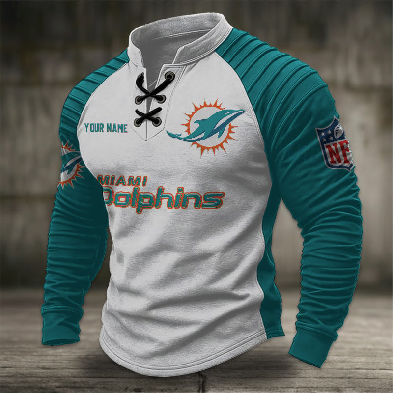 MD x NFL Men Stand Collar Long Sleeve Top DDT  CTND