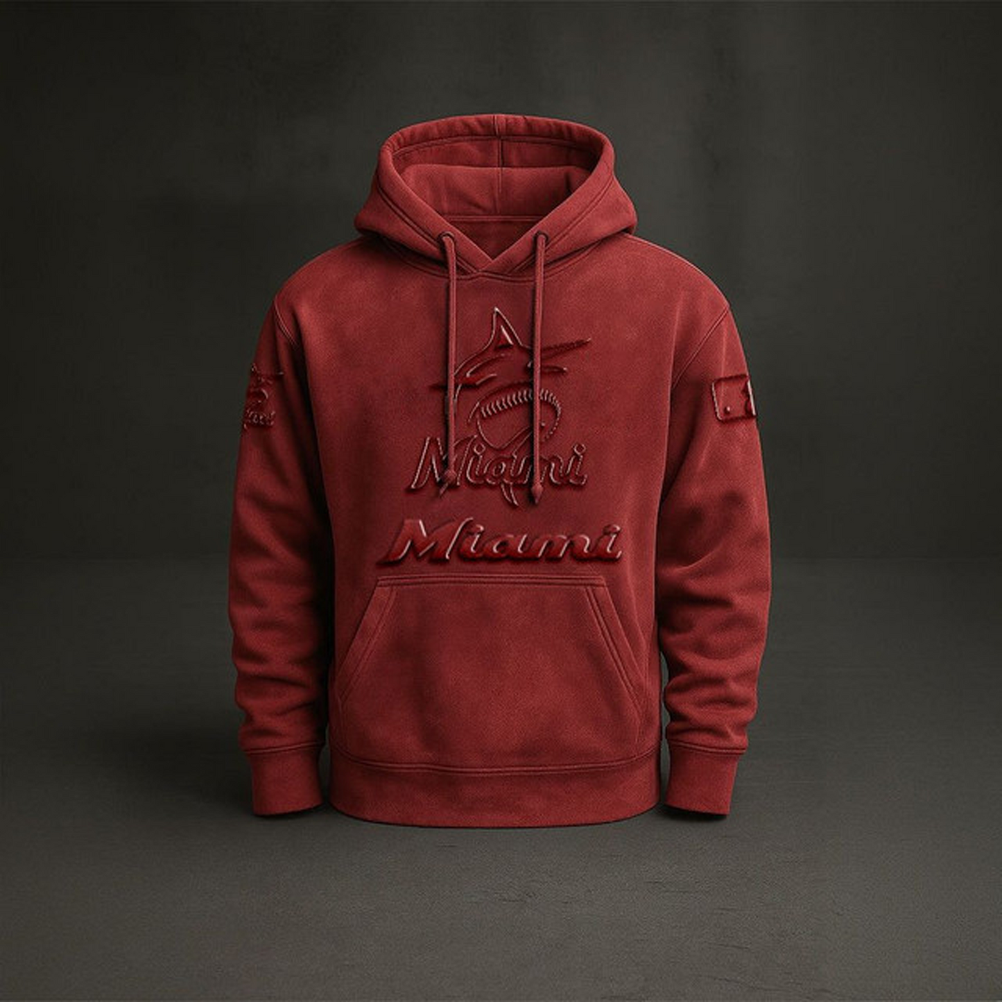 MIA  x MLB Embossed Hoodie DatND THUONGNH