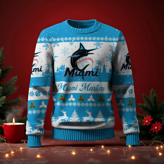 MIA x MLB Ugly Sweater 2025 DATND TANTD