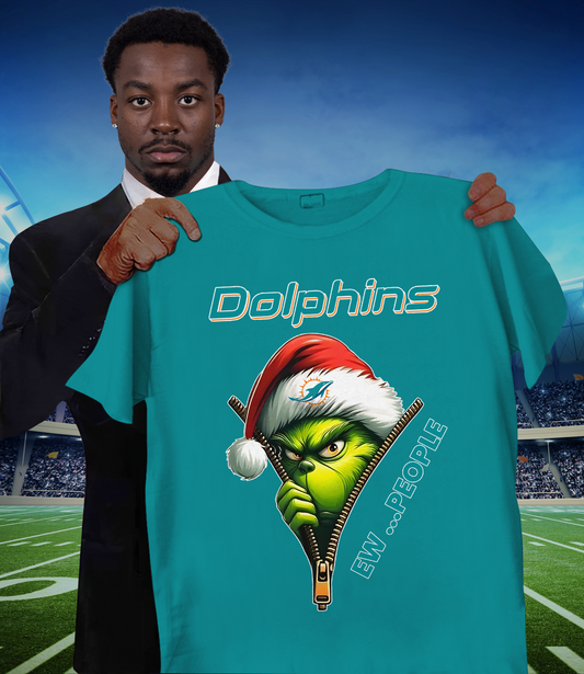 MIA x NFL Christmas T-Shirt DATND TANTD 151125