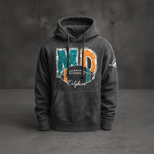 MIA x NFL Embossed Hoodie DatND THUONGNH