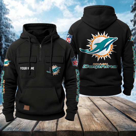 MIA x NFL Premium Hoodie DATND TANTD