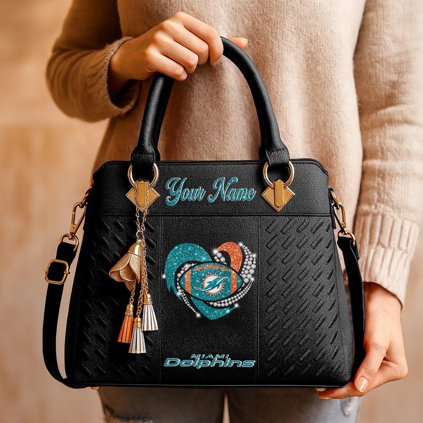 MIA x NFL Zip Handbag 0811 DatND DVT