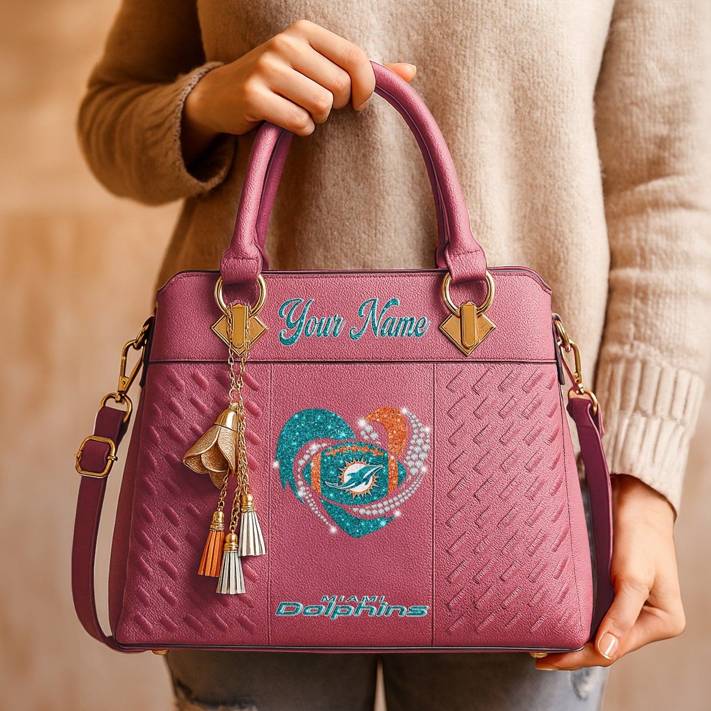 MIA x NFL Zip Handbag 0811 DatND DVT