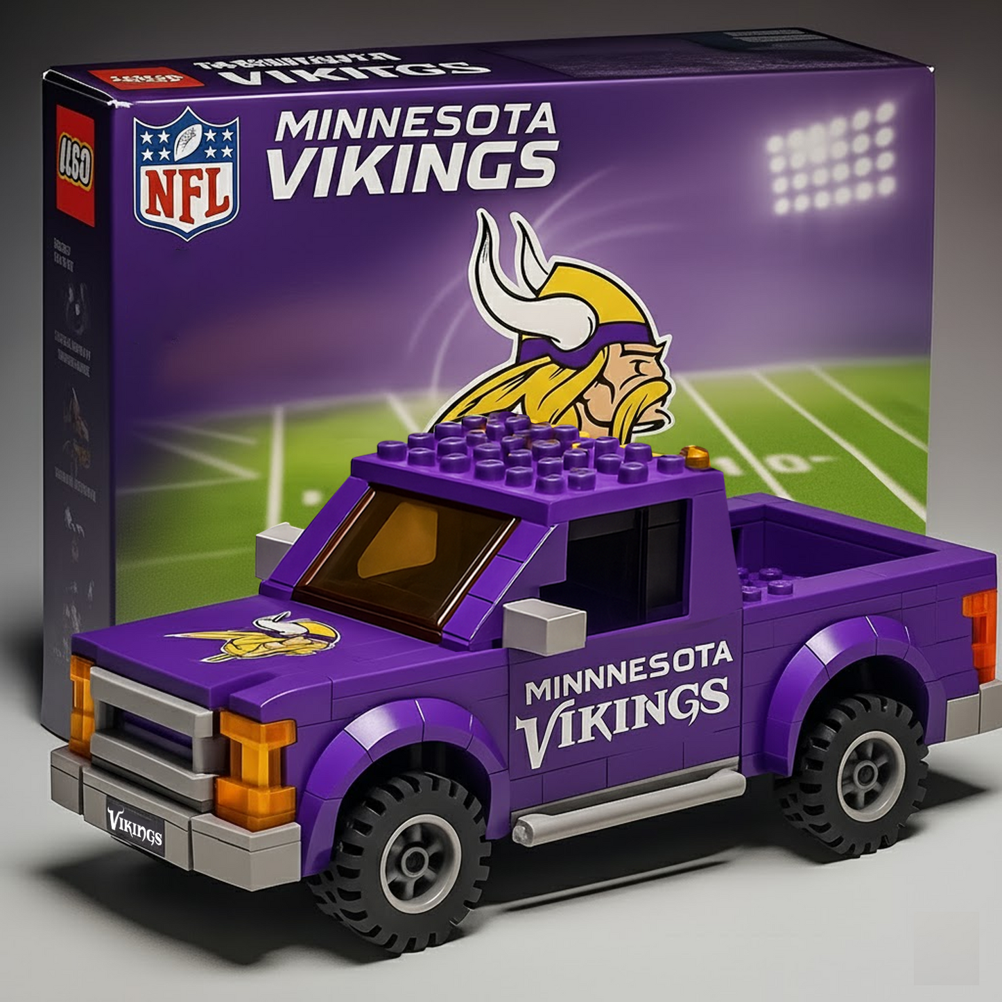 MIN x NFL Building Blocks Truck Toy Set V2 DatND DVT