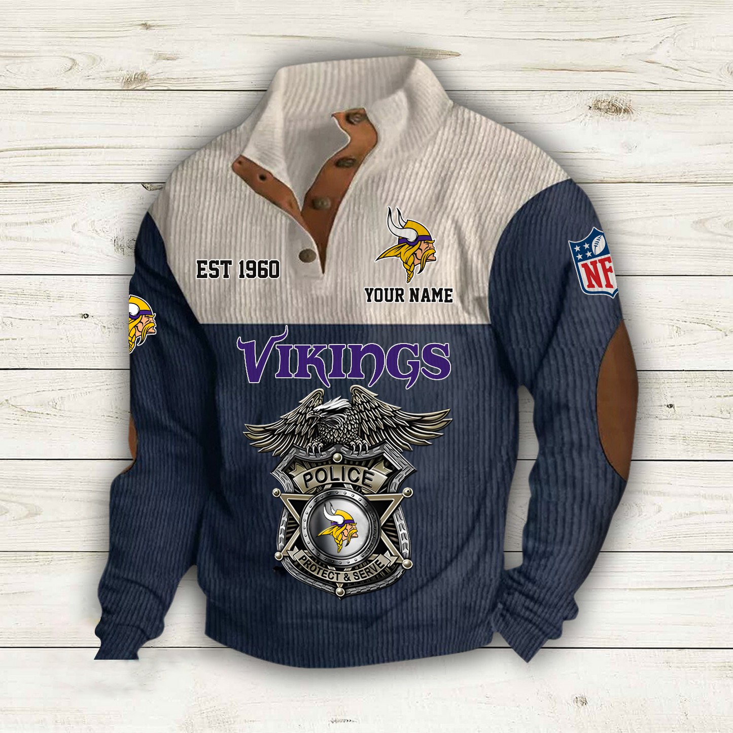 MIN x NFL Custom Name Sport Sweatshirt DatND DVT