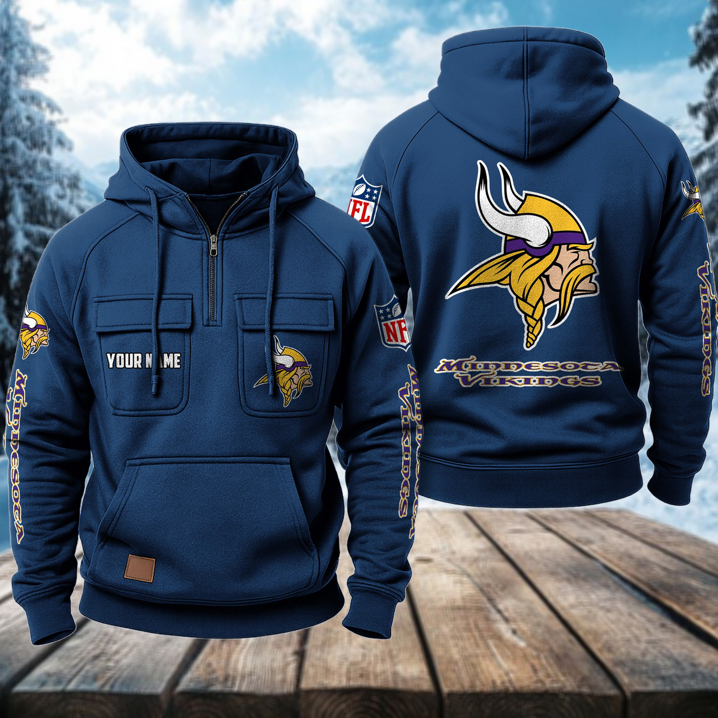 MIN x NFL Premium Hoodie DATND TANTD
