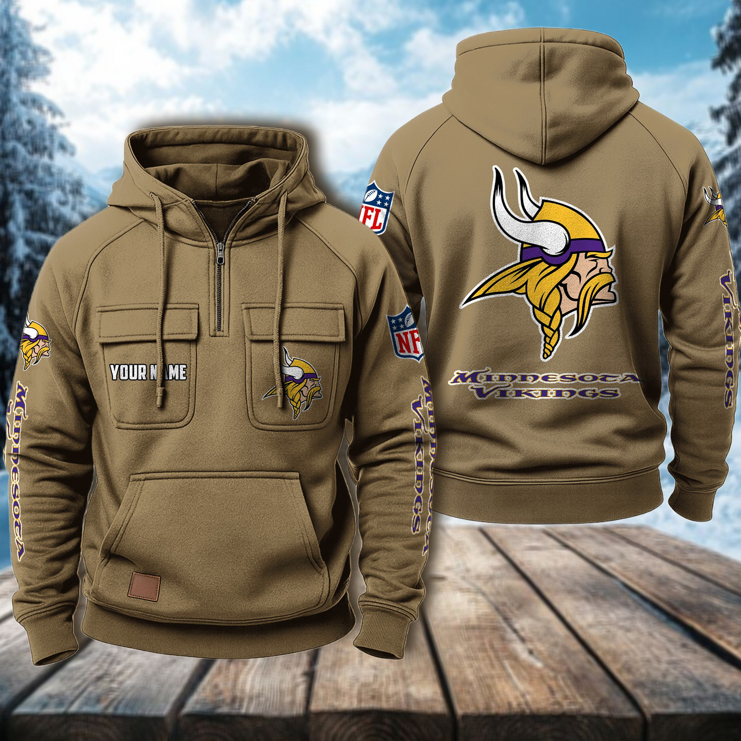 MIN x NFL Premium Hoodie DATND TANTD
