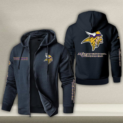 MIN x NFL Quilted Zip Hoodie DatND DVT