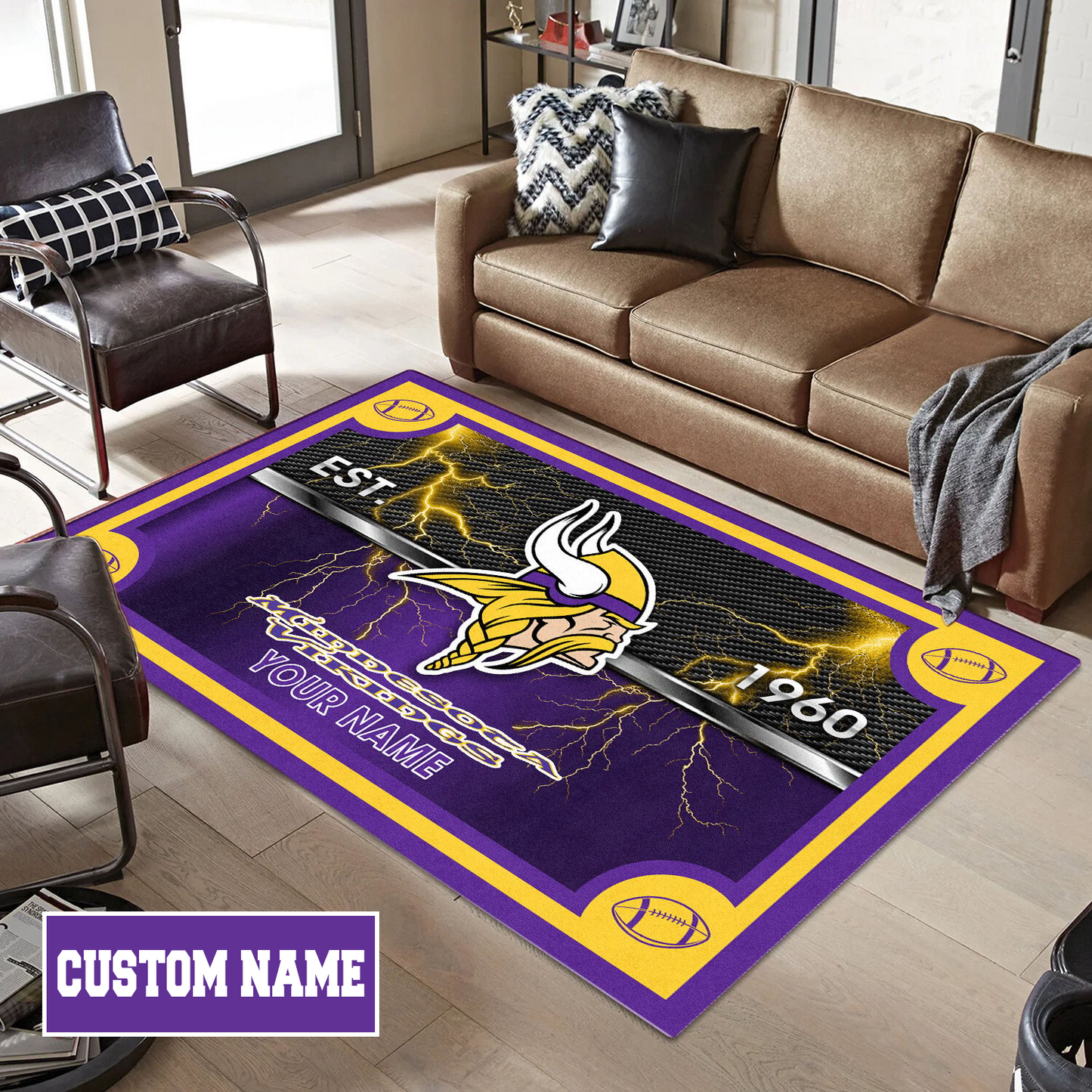 MIN x NFL Rug DATND TANTD