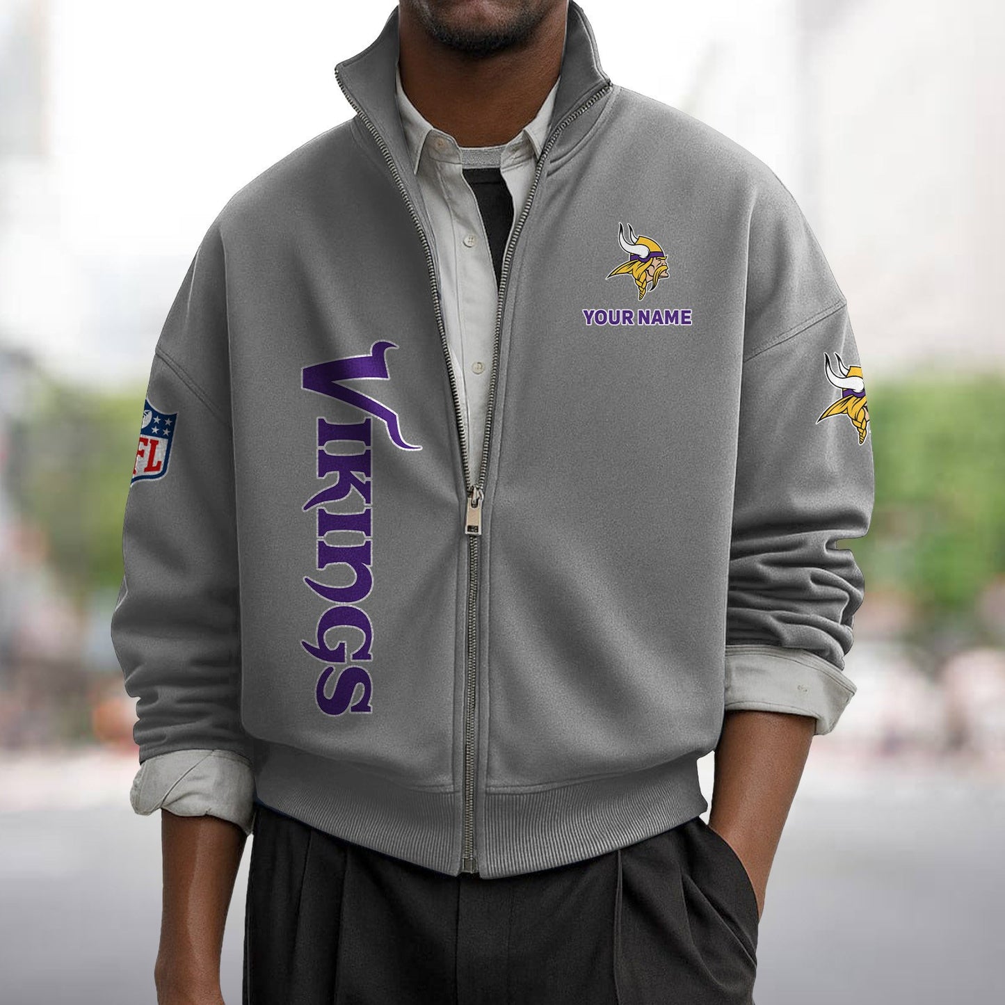 MIN x NFL Sweatshirt Full Zip DATND TANTD