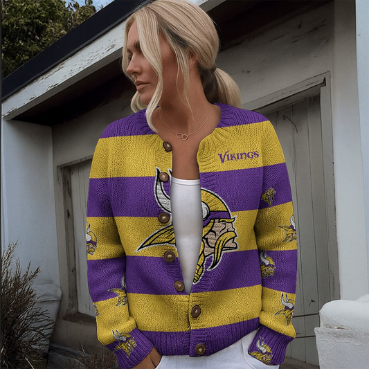 MIN x NFL Women's Cardigan Sweater DATND TANTD