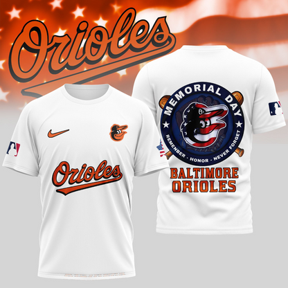MLB Baltimore Orioles Memorial Day Shirt DDTTTV
