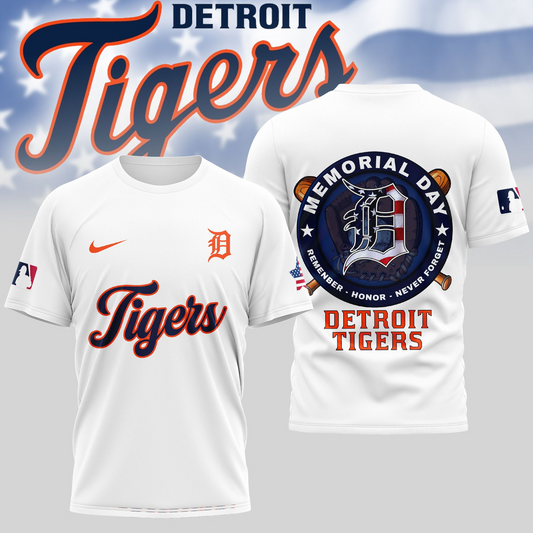 MLB Detroit Tigers Memorial Day Shirt DDTTTV