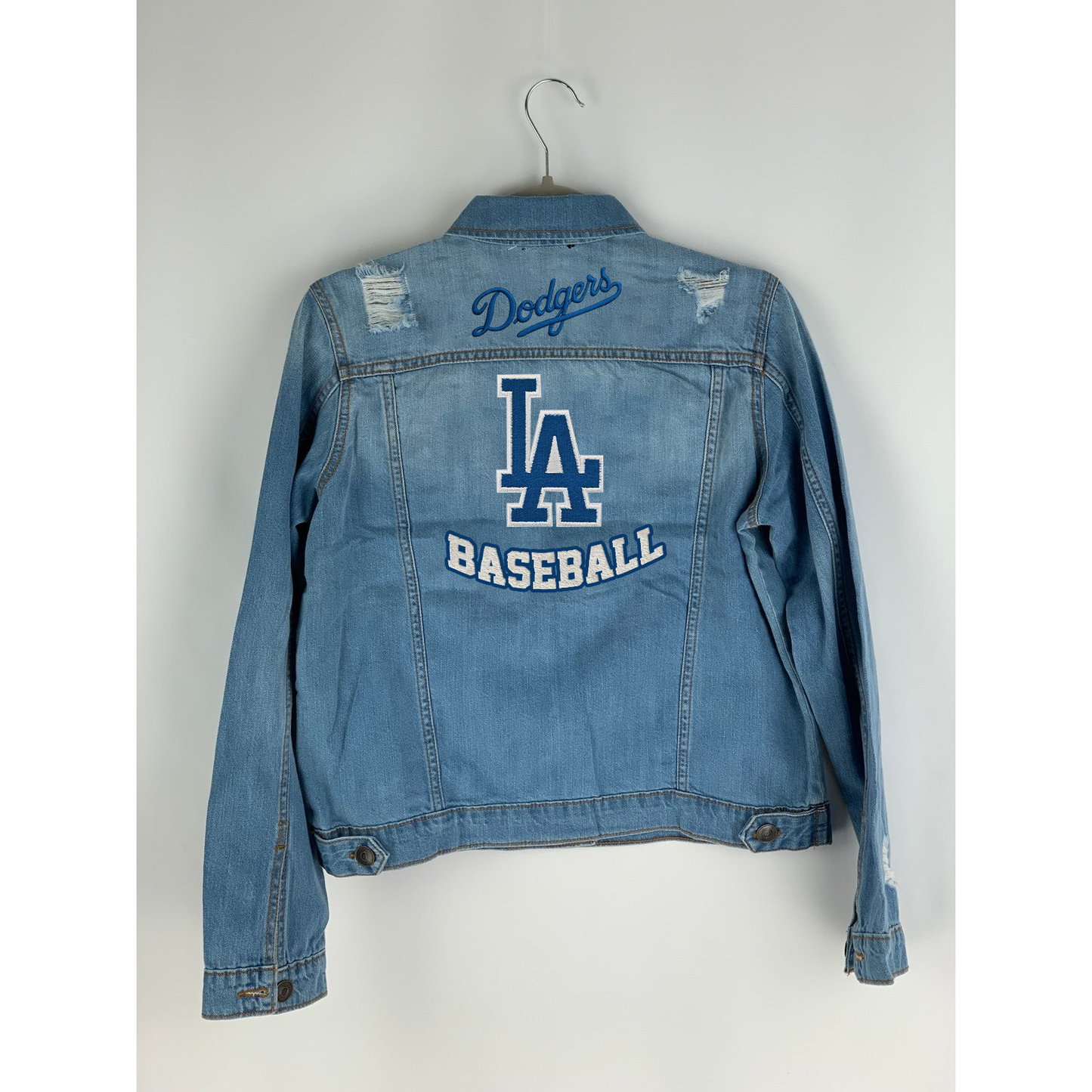 MLB LAD Women Denim Days Jacket DDTCTND