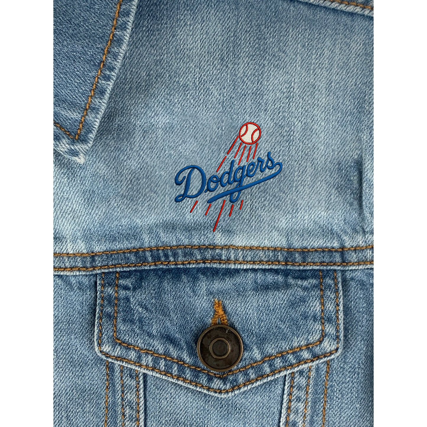 MLB LAD Women Denim Days Jacket DDTCTND
