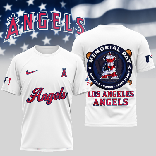 MLB Los Angeles Angels Memorial Day Shirt DDTTTV
