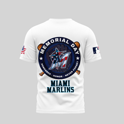 MLB Miami Marlins Memorial Day Shirt DDTTTV