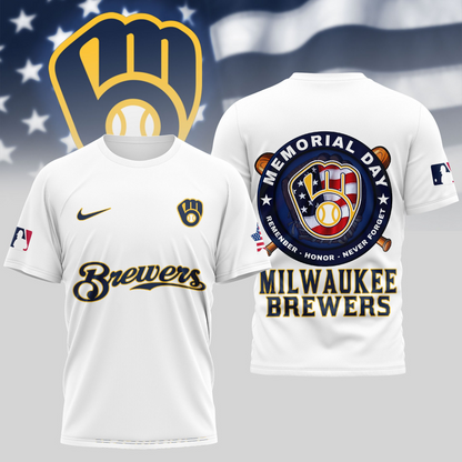 MLB Milwaukee Brewers Memorial Day Shirt DDTTTV