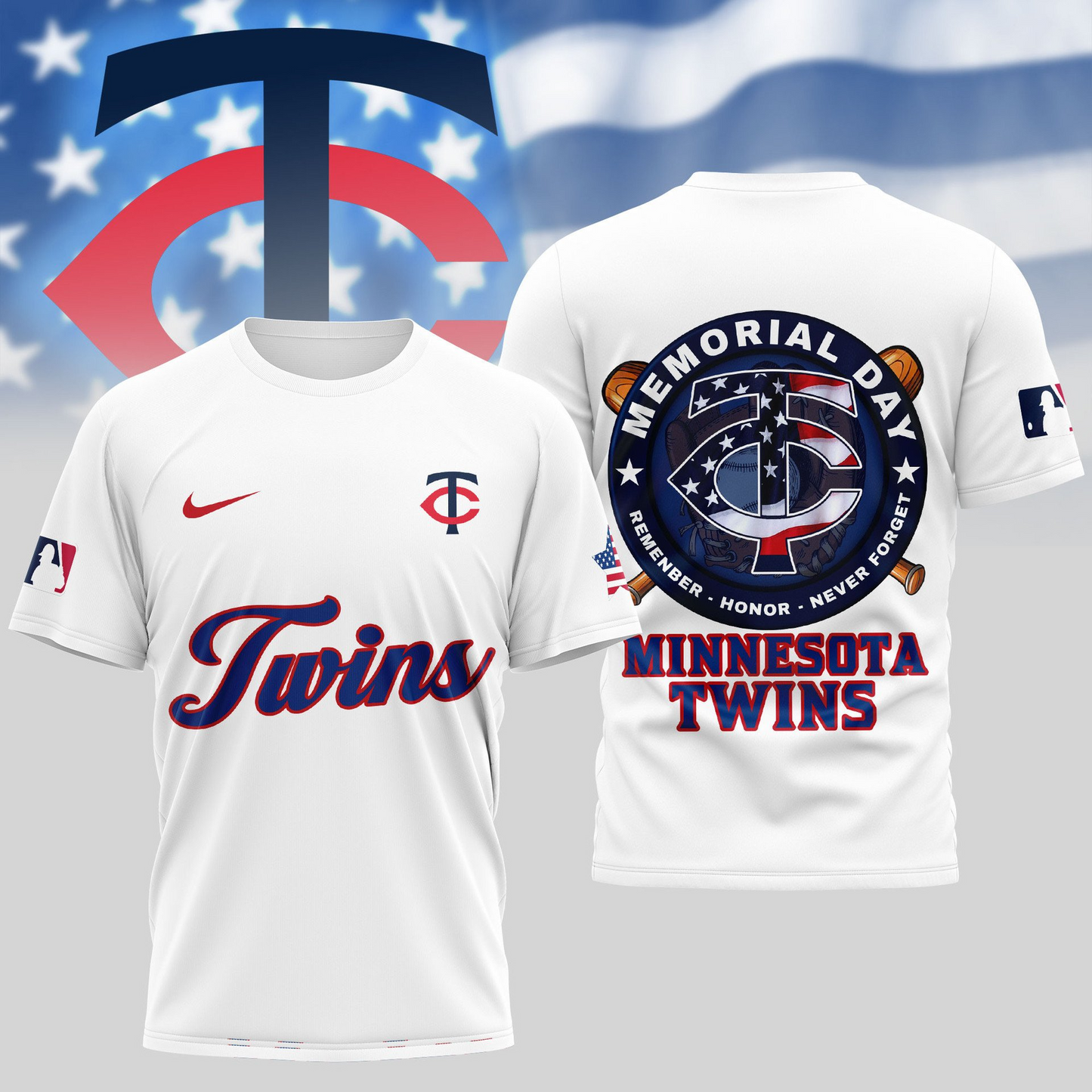 MLB Minnesota Twins Memorial Day Shirt DDTTTV