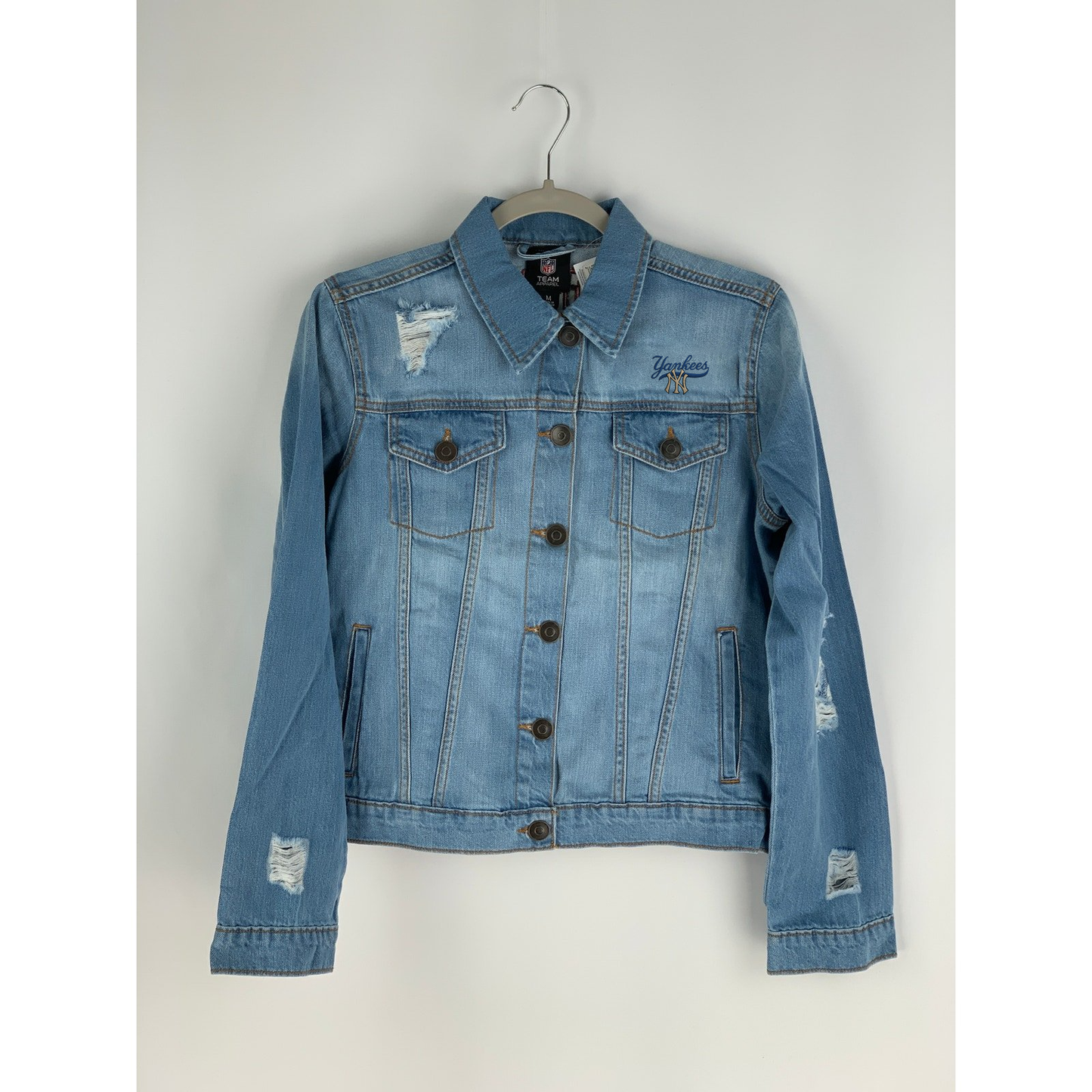 MLB NYY Women Denim Days Jacket DDTCTND