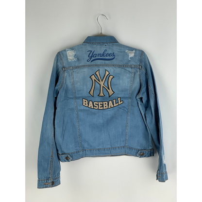 MLB NYY Women Denim Days Jacket DDTCTND