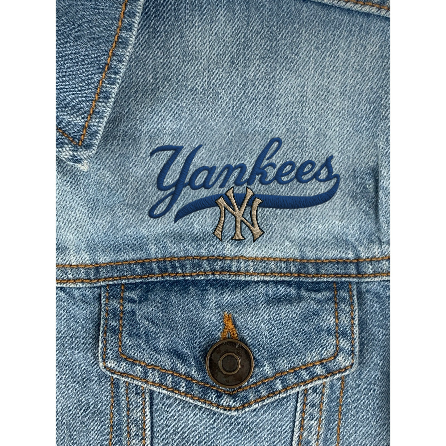 MLB NYY Women Denim Days Jacket DDTCTND