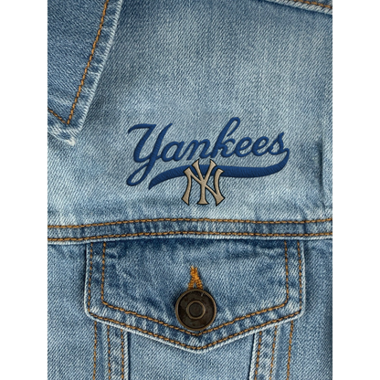 MLB NYY Women Denim Days Jacket DDTCTND