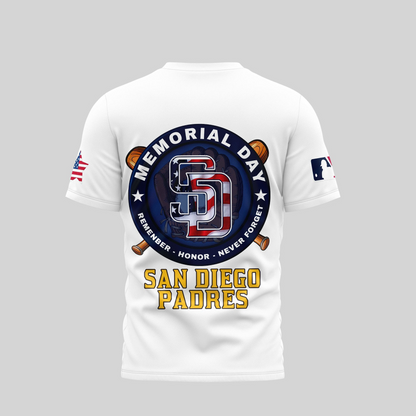 MLB San Diego Padres Memorial Day Shirt DDTTTV
