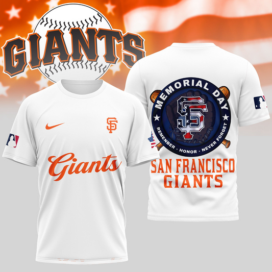 MLB San Francisco Giants Memorial Day Shirt DDTTTV