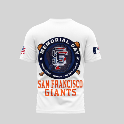 MLB San Francisco Giants Memorial Day Shirt DDTTTV