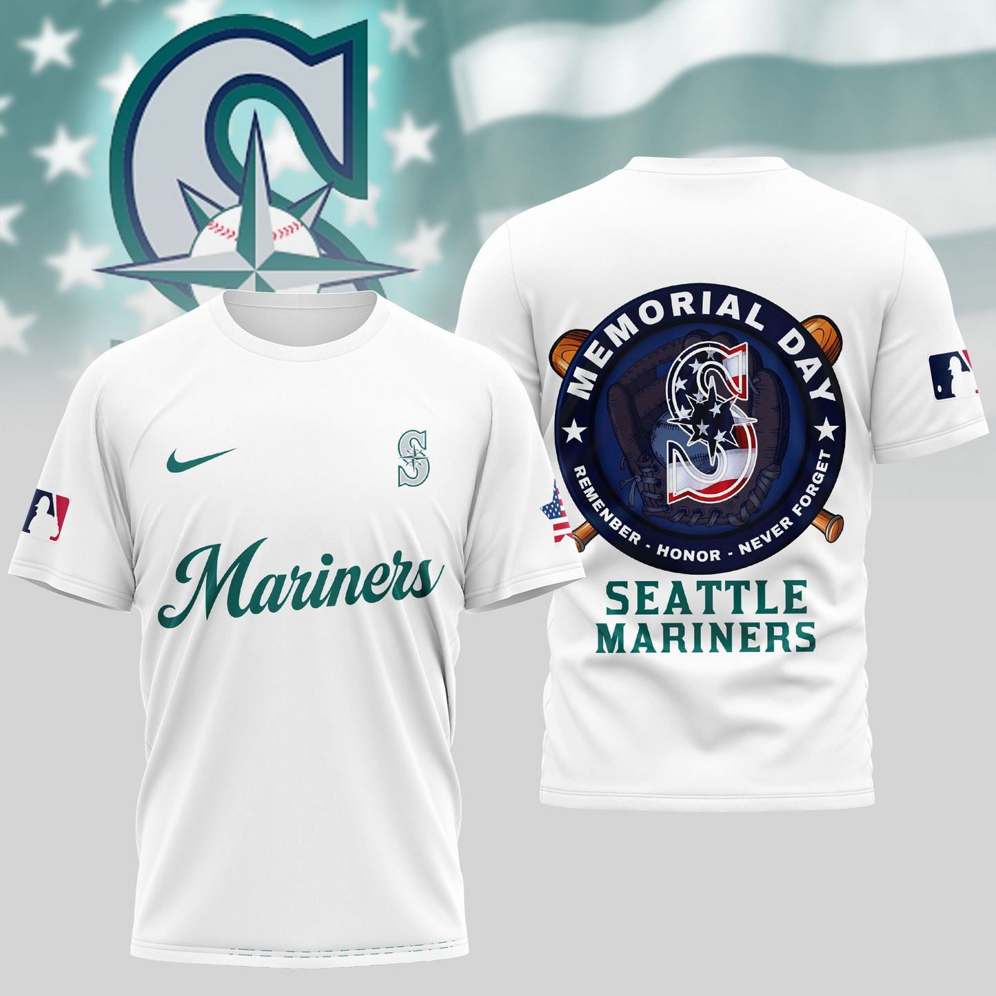 MLB Seattle Mariners Memorial Day Shirt DDTTTV