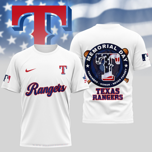 MLB Texas Rangers Memorial Day Shirt DDTTTV