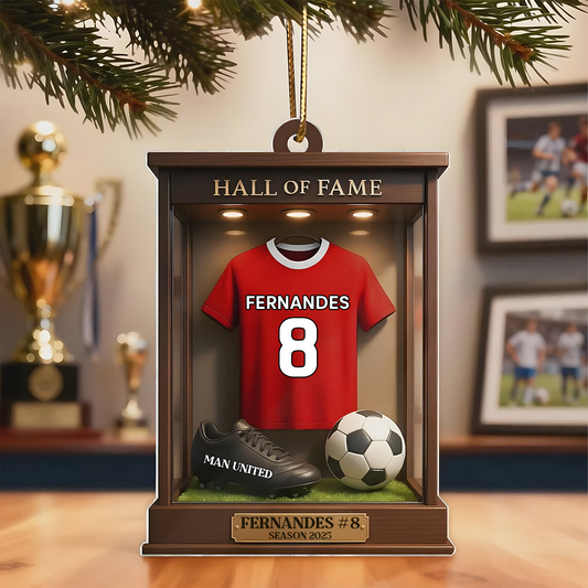 MU x EPL Soccer Player Hall Of Fame Ornament DATND TANTD 081125