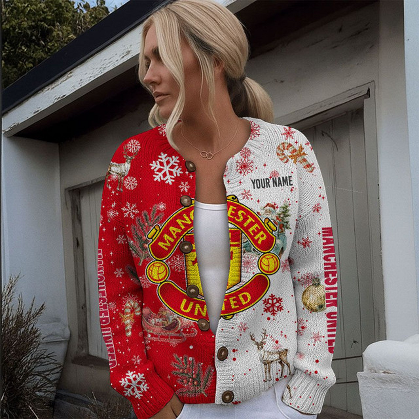 MUN x EPL Christmas Cardigan For Women DatND THUONGNH