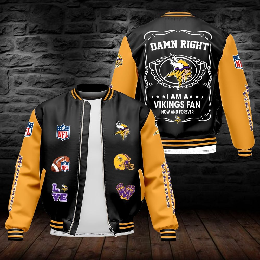 MV NFL Premium Leather Bomber Jacket DDT HLPHUONG
