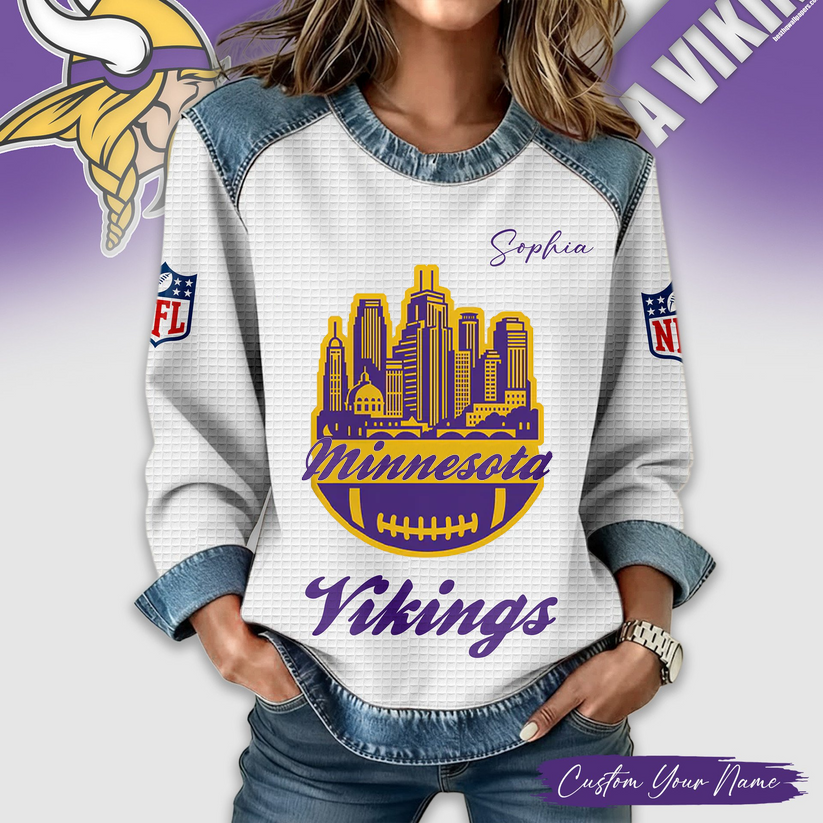 MV Premium NFL City Skyline Print Casual Sweatshirt DDT 081125 CTND