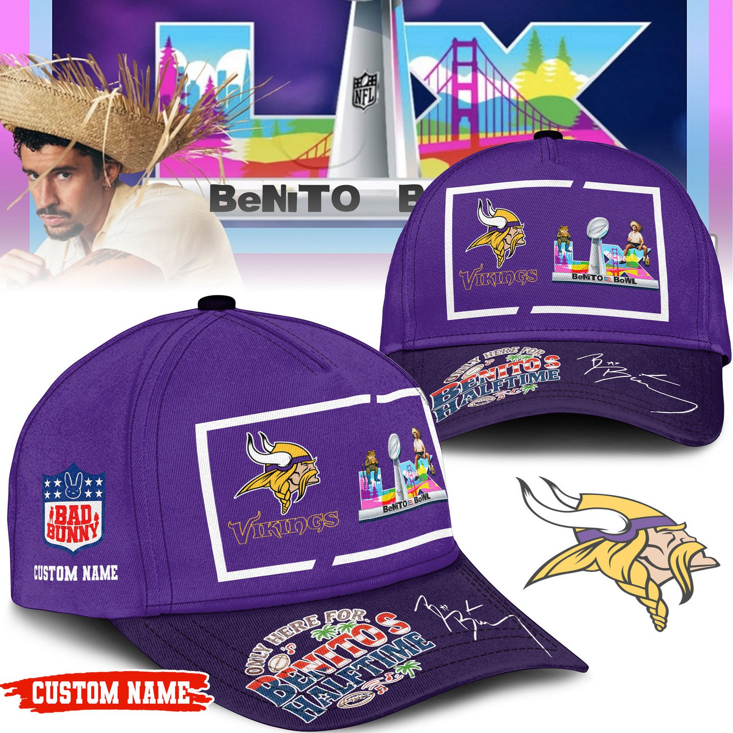 MV Premium NFL Only Here For Benitos Halftime Cap DDT HLPHUONG