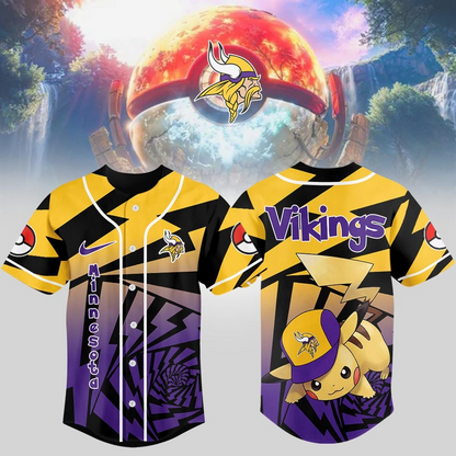 MV Premium NFL Pikachu Jersey Shirt DDT 101125 HLPHUONG