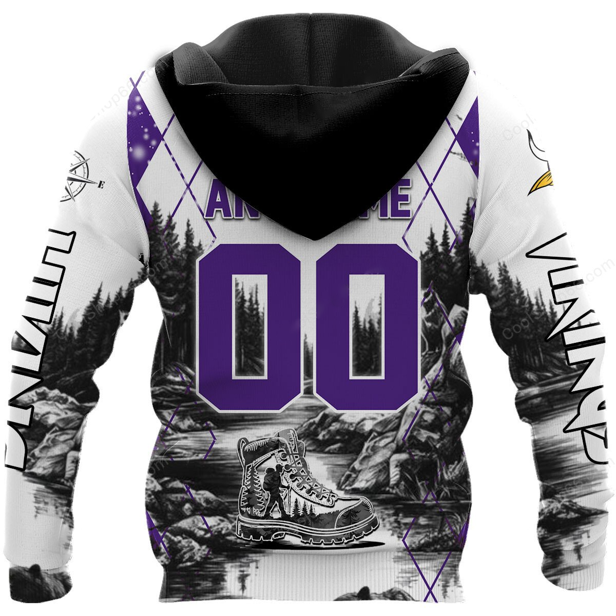 MV x NFL Hiking 3D Hoodie DDT CTND