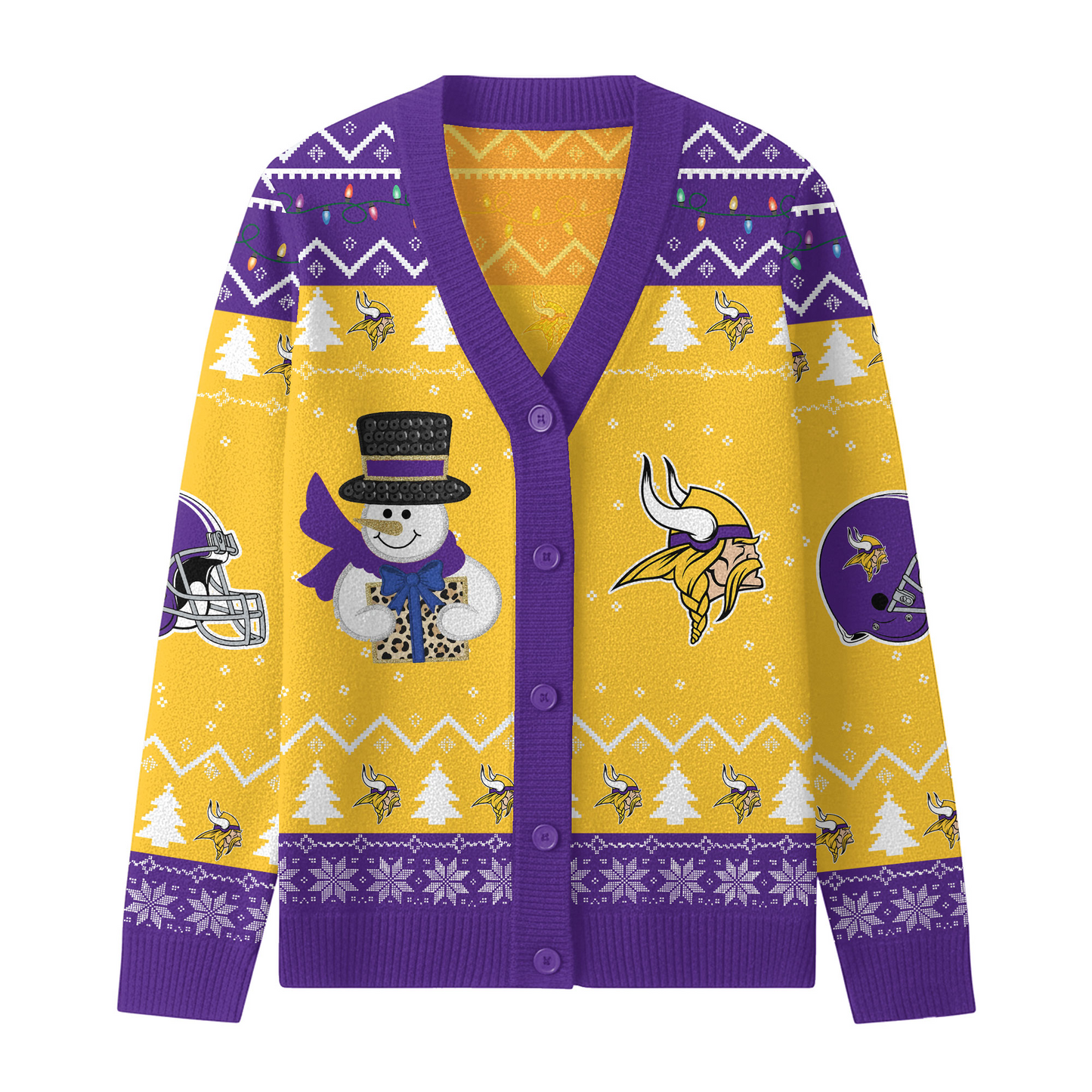 MV x NFL Premium Knitted Cardigan Jacket DDT CTND