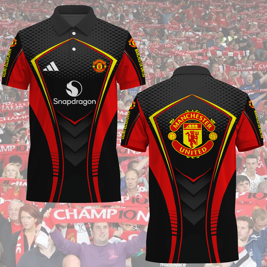 Manchester United F.C. UEFA Europa 2025 Polo Shirt TM NTA V1