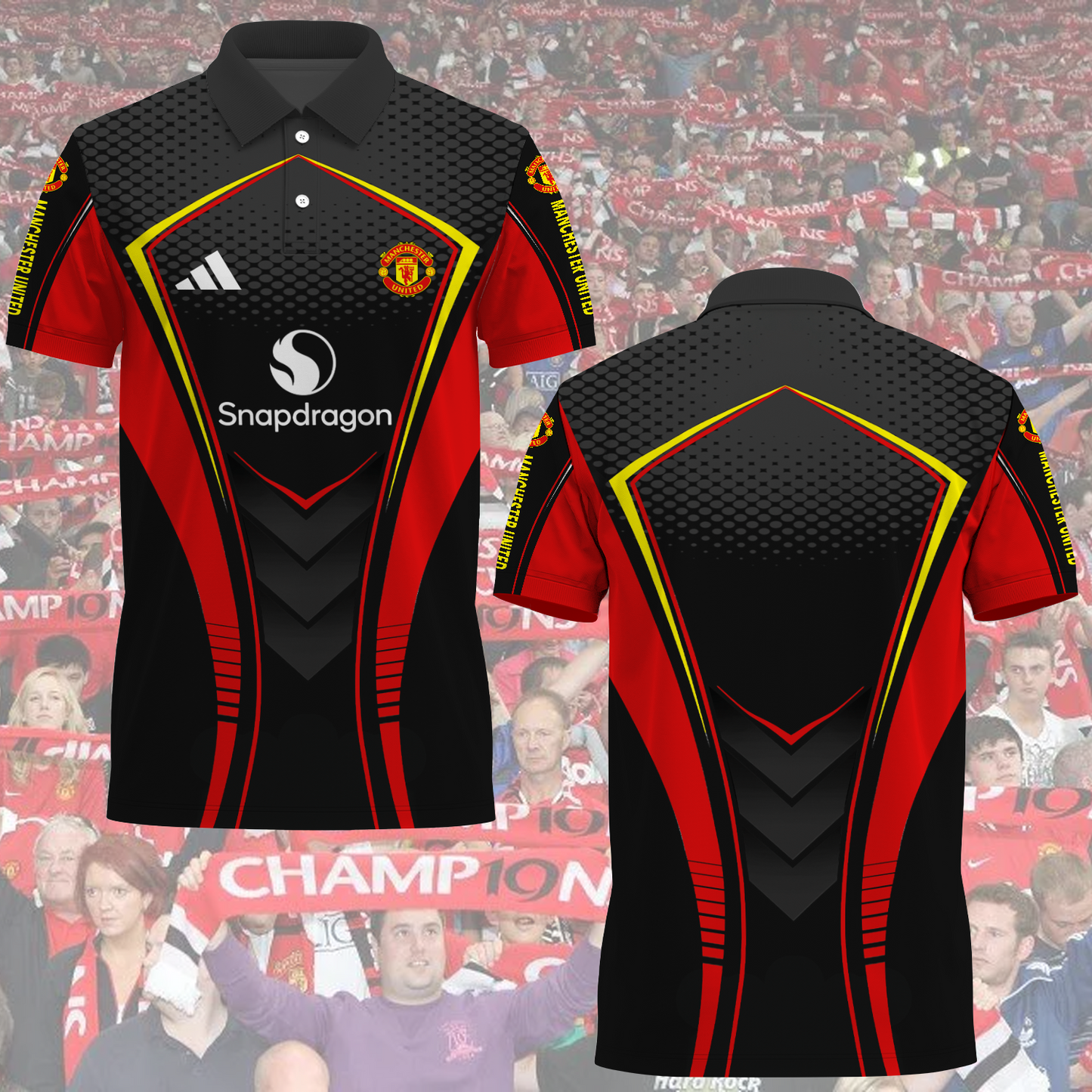 Manchester United F.C. UEFA Europa 2025 Polo Shirt TM NTA V2