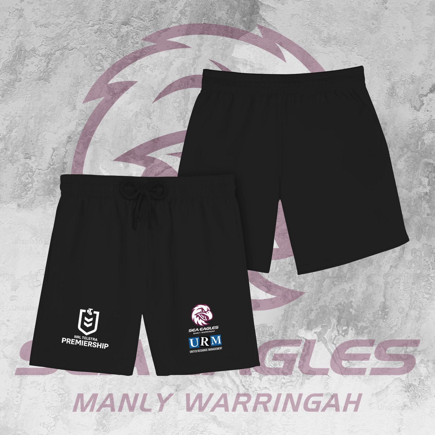 Manly Warringah Sea Eagles NRL 2025 Fear The Fortress Limited Edition Polo Shirt TM V33 NTA
