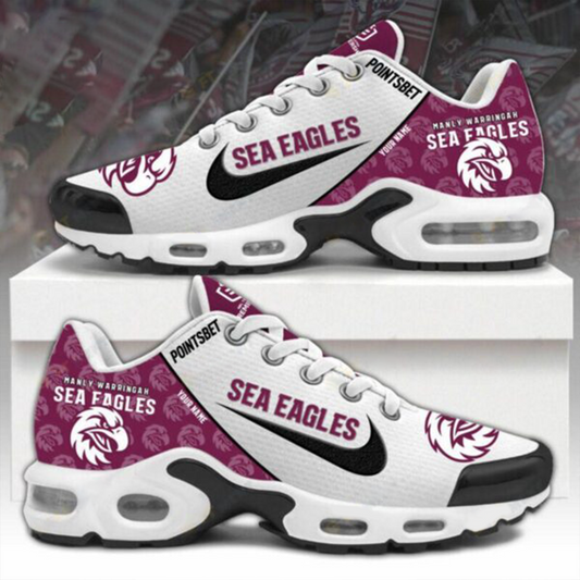 Manly Warringah Sea Eagles Custom Name NRL Air Max Plus Shoes NDD